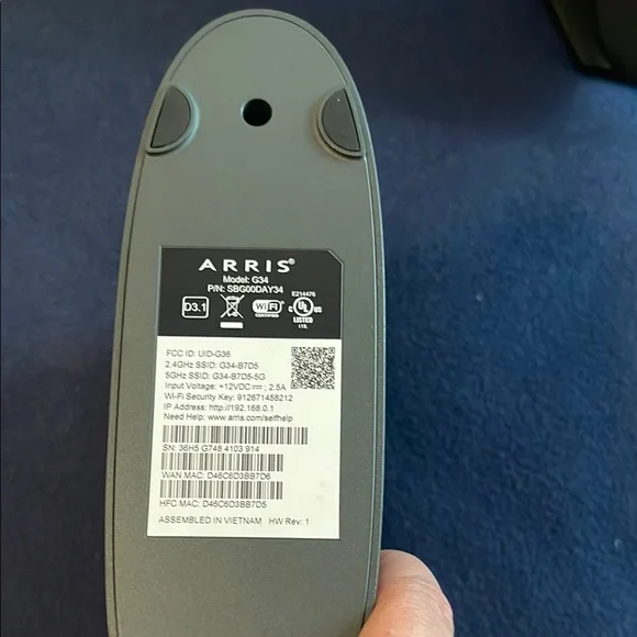 Arris Router/Modem - Picture 2 of 4